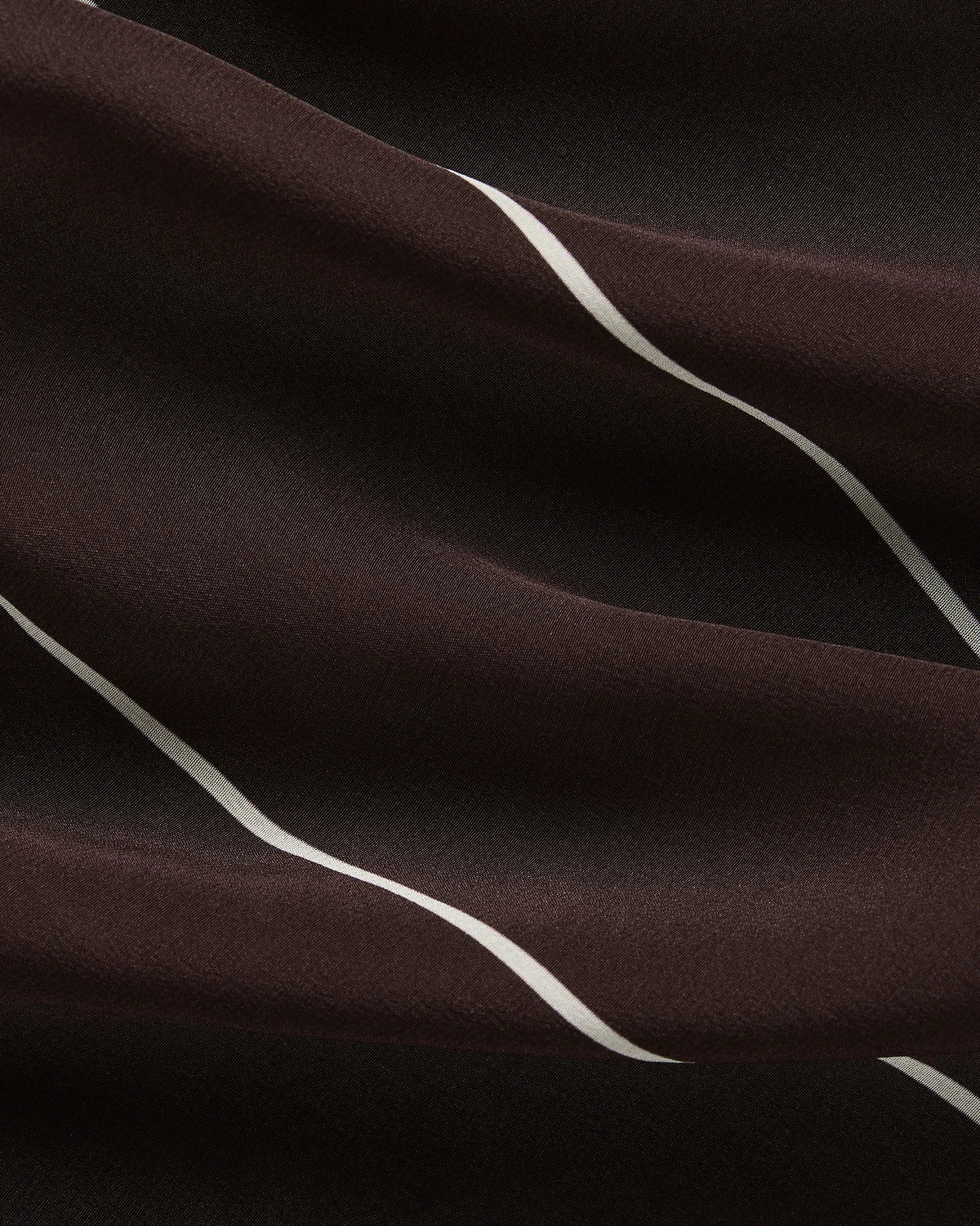 Orta Silk Slip Dress - Mocha Stripe